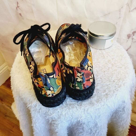 Gaimo made in Spain designer platform espadrilles sneaker - Picture 3 of 6